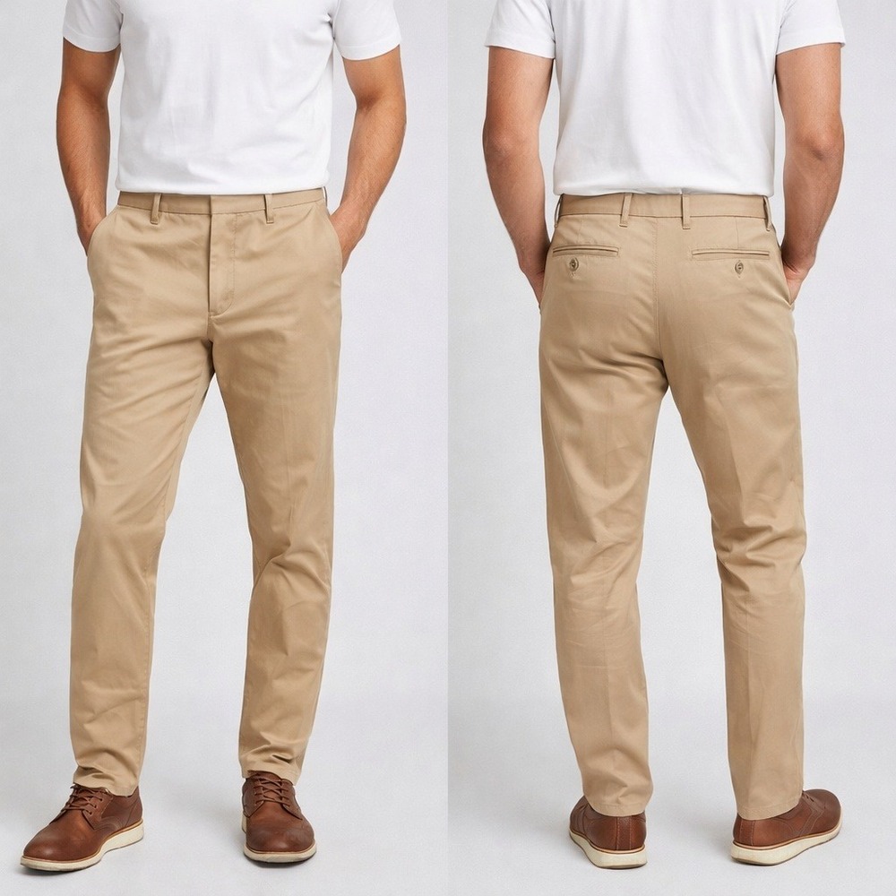Bonobos Weekday‎ Warrior Athletic Fit Chinos Tan Khaki Pants Mens 36x32 Thursday